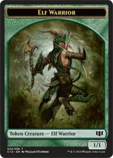 Elf Warrior token (2) (1/1)