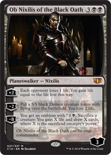 Ob Nixilis of the Black Oath (foil) (oversized)