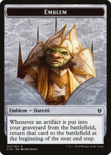 Daretti, Scrap Savant emblem