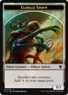 Eldrazi Spawn token (0/1)