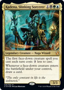 Kadena, Slinking Sorcerer (foil) (oversized)