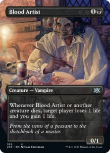 Blood Artist (foil) (borderless)