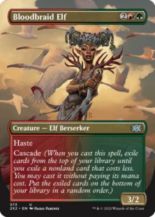 Bloodbraid Elf (foil) (borderless)