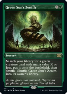 Green Sun's Zenith (foil-etched)