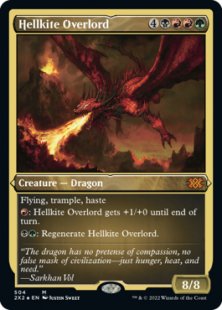 Hellkite Overlord (foil-etched)
