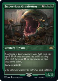 Impervious Greatwurm (foil-etched)