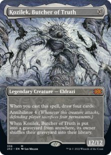 Kozilek, Butcher of Truth (foil) (borderless)