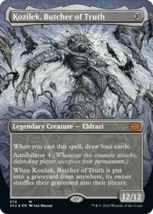 Kozilek, Butcher of Truth (textured foil) (borderless)
