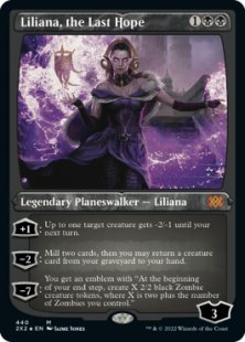 Liliana, the Last Hope (foil-etched)