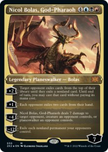 Nicol Bolas, God-Pharaoh (foil-etched)