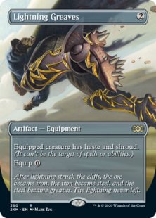 Lightning Greaves (foil) (borderless)