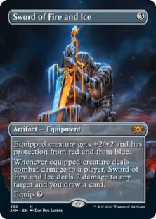 Sword of Fire and Ice (foil) (borderless)