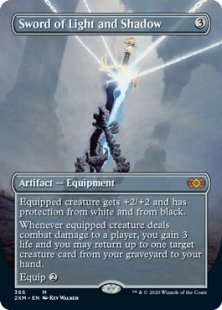 Sword of Light and Shadow (foil) (borderless)