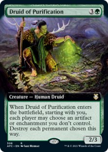 Druid of Purification (extended art)