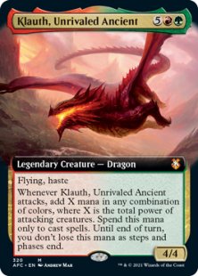 Klauth, Unrivaled Ancient (extended art)