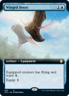 Winged Boots (extended art)
