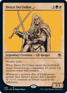 Drizzt Do'Urden (foil) (showcase)