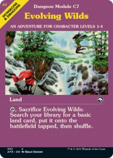 Evolving Wilds (foil) (showcase)