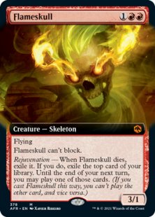 Flameskull (foil) (extended art)
