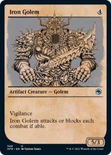 Iron Golem (foil) (showcase)