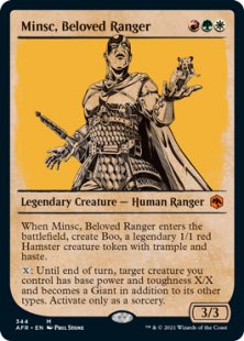 Minsc, Beloved Ranger (foil) (showcase)