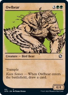 Owlbear (foil) (showcase)