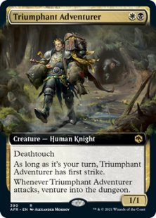 Triumphant Adventurer (foil) (extended art)