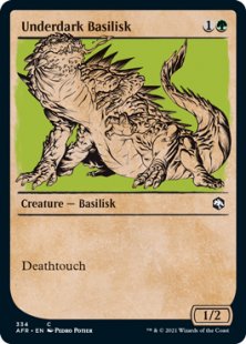 Underdark Basilisk (foil) (showcase)