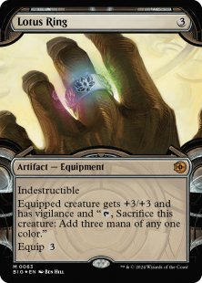 Lotus Ring (#63) (raised foil) (showcase)