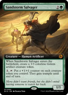 Sandstorm Salvager (#84) (extended art)