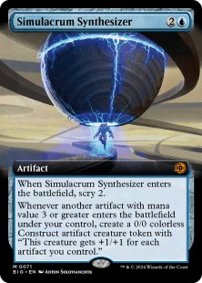 Simulacrum Synthesizer (#71) (foil) (extended art)