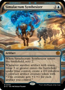 Simulacrum Synthesizer (#36) (foil) (showcase)