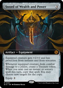 Sword of Wealth and Power (#91) (foil) (extended art)