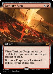 Territory Forge (#80) (foil) (extended art)