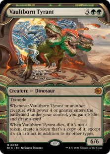 Vaultborn Tyrant (#50) (foil) (showcase)