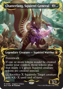 Chatterfang, Squirrel General (#95) (raised foil) (borderless)