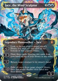 Jace, the Mind Sculptor (#93) (raised foil) (borderless)