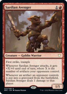 Sardian Avenger (foil)