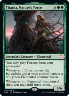 Titania, Nature's Force (foil)