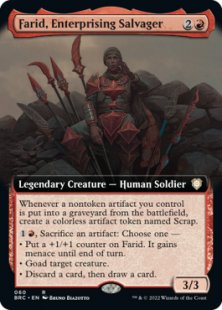 Farid, Enterprising Salvager (extended art)