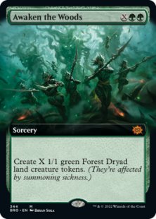 Awaken the Woods (foil) (extended art)