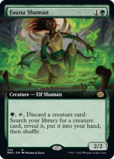 Fauna Shaman (foil) (extended art)