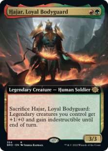 Hajar, Loyal Bodyguard (extended art)
