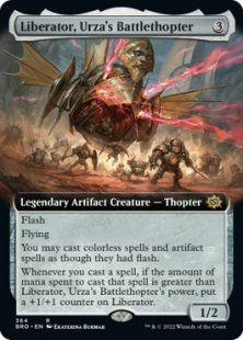 Liberator, Urza's Battlethopter (extended art)