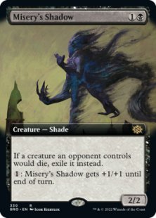 Misery's Shadow (foil) (extended art)