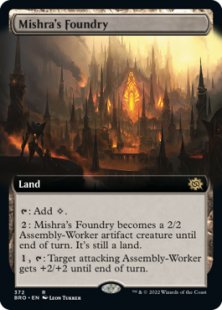 Mishra's Foundry (extended art)