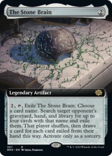 The Stone Brain (foil) (extended art)
