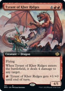 Tyrant of Kher Ridges (foil) (extended art)