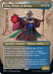 Urza, Prince of Kroog (foil) (borderless)