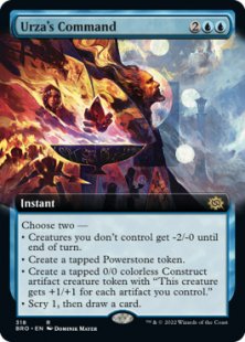 Urza's Command (extended art)